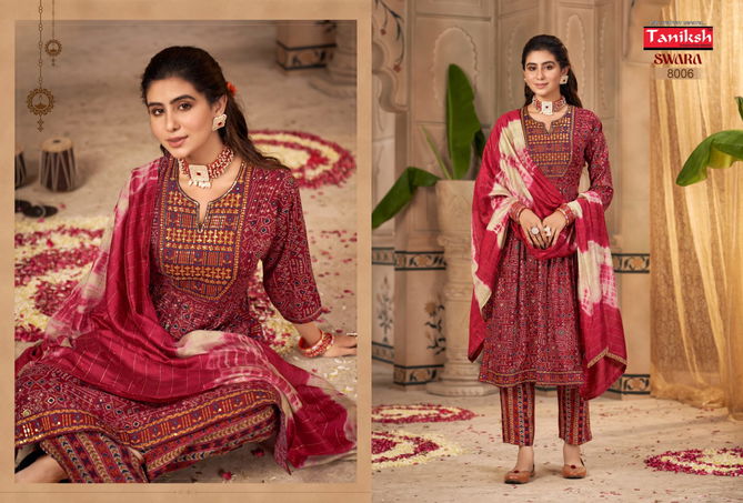 Taniksh Swara Vol 8 Embroidery Readymade Suits Catalog